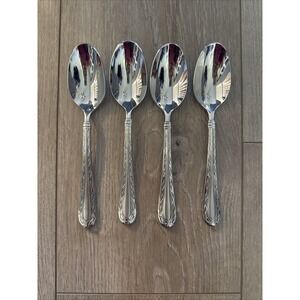4 PCs Oneida MERLOT Oval Place Spoon Stainless 18/10 Flatware Silverware Vietnam